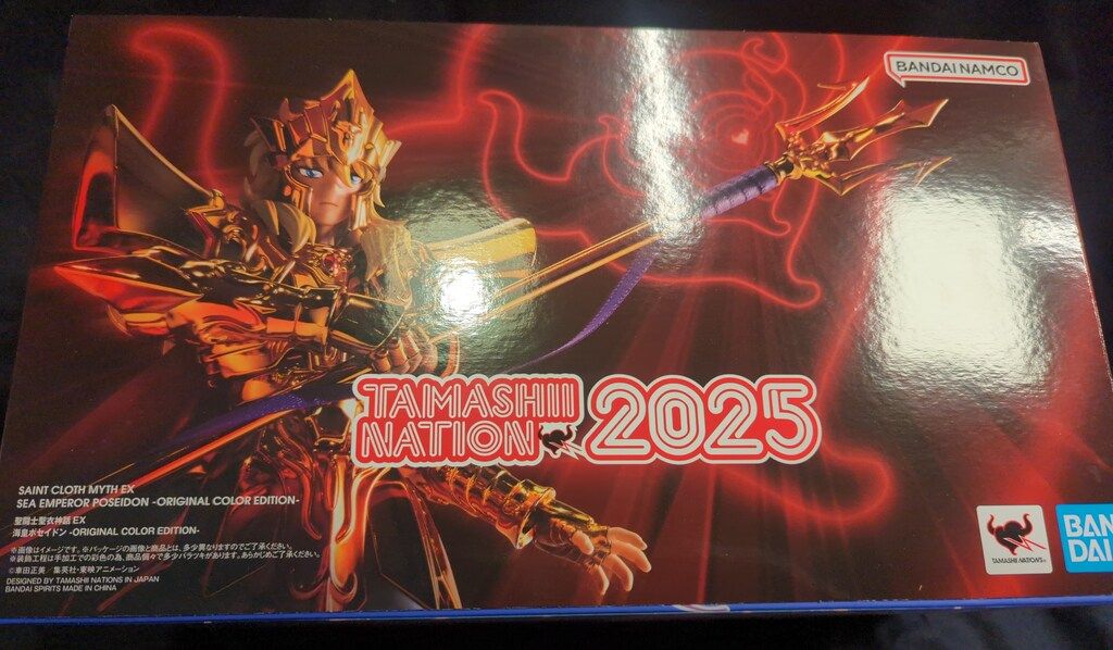 BANDAINAMCO/BANDAISPIRITS 聖闘士聖衣神話EX 車田正美 海皇ポセイドン -ORIGINAL COLOR EDITION-　版権シール無