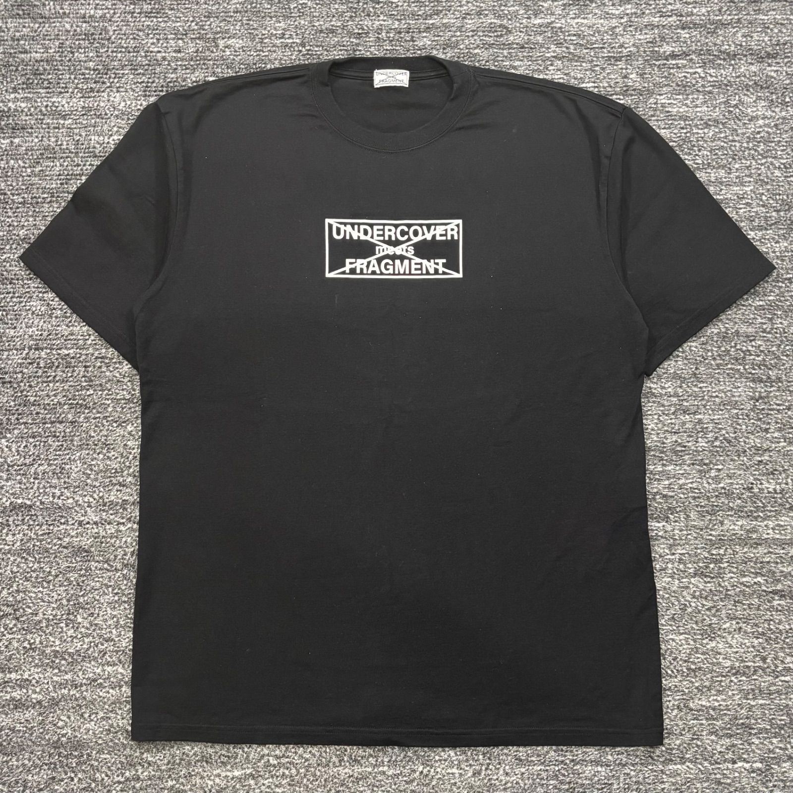 美品 UNDERCOVER FRAGMENT T-SHIRT UC2E9819 BLACK 4 アンダーカバー フラグメント Tシャツ ブラック