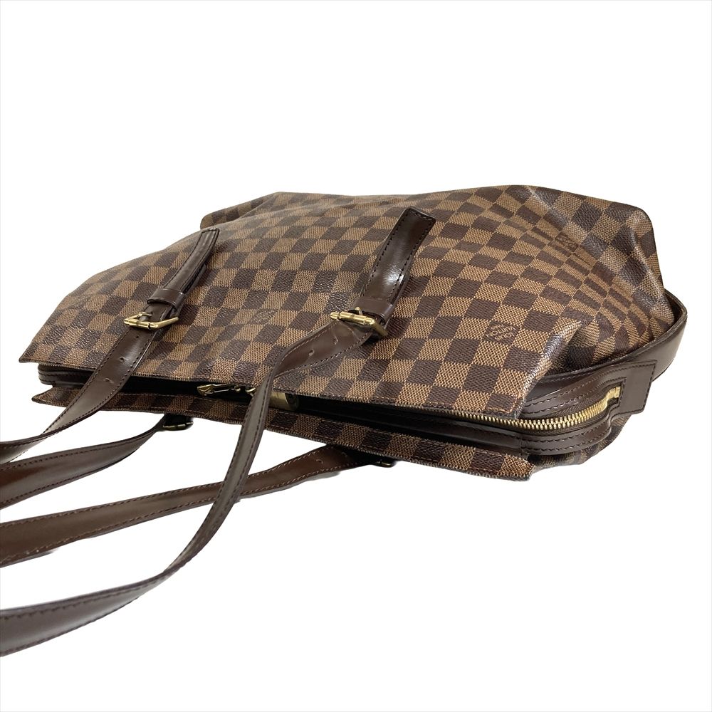 ルイヴィトン LOUIS VUITTON チェルシー トートバッグ ダミエ エベヌ