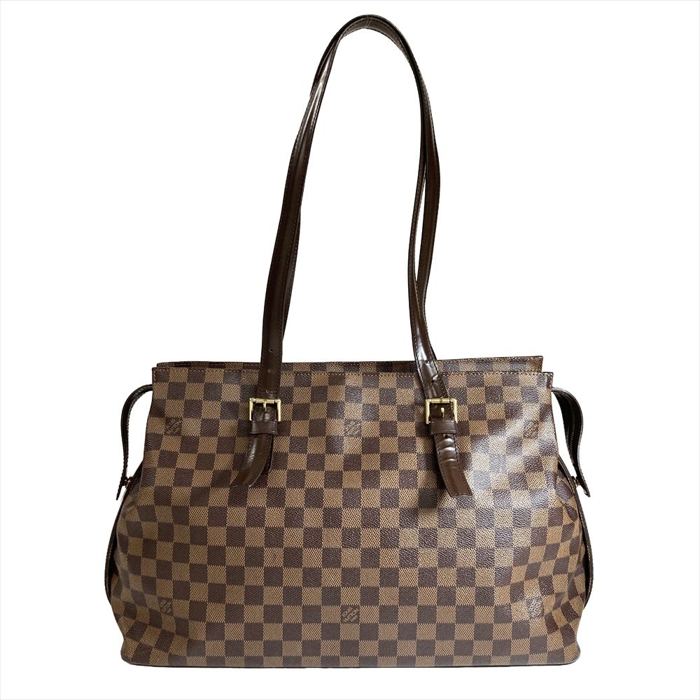 ルイヴィトン LOUIS VUITTON チェルシー トートバッグ ダミエ エベヌ