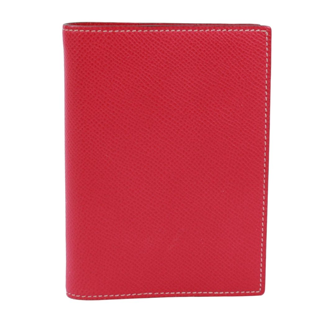 HERMES エルメス アジェンダGM 手帳カバー ヴォーエプソン ピンク □P刻印【中古】 ユニセックス