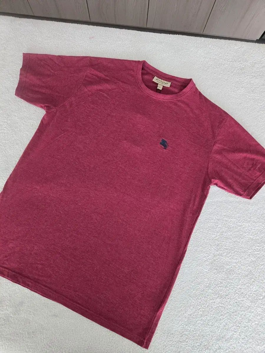 バーバリー 半袖 Tシャツ バーガンディ 正規品 新品
