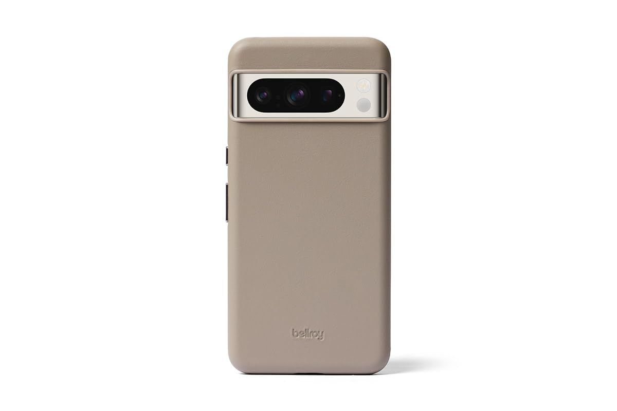 Bellroy Leather Case for Pixel 8 Pro Google用レザースマホケース - SimplyTaupe