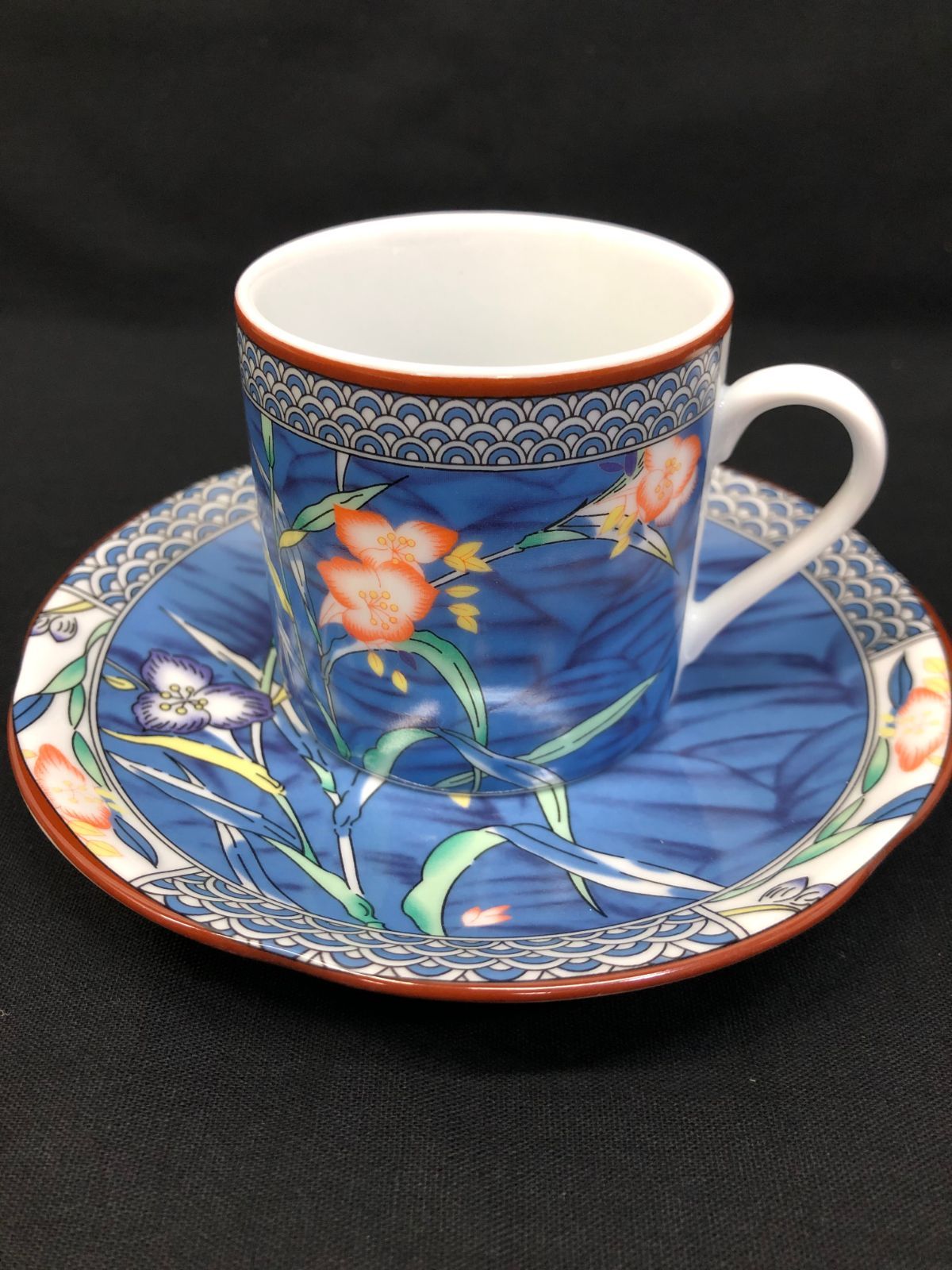 有田焼 彩伊万里 コーヒーセット カップ＆ソーサー 5客セット 未使用