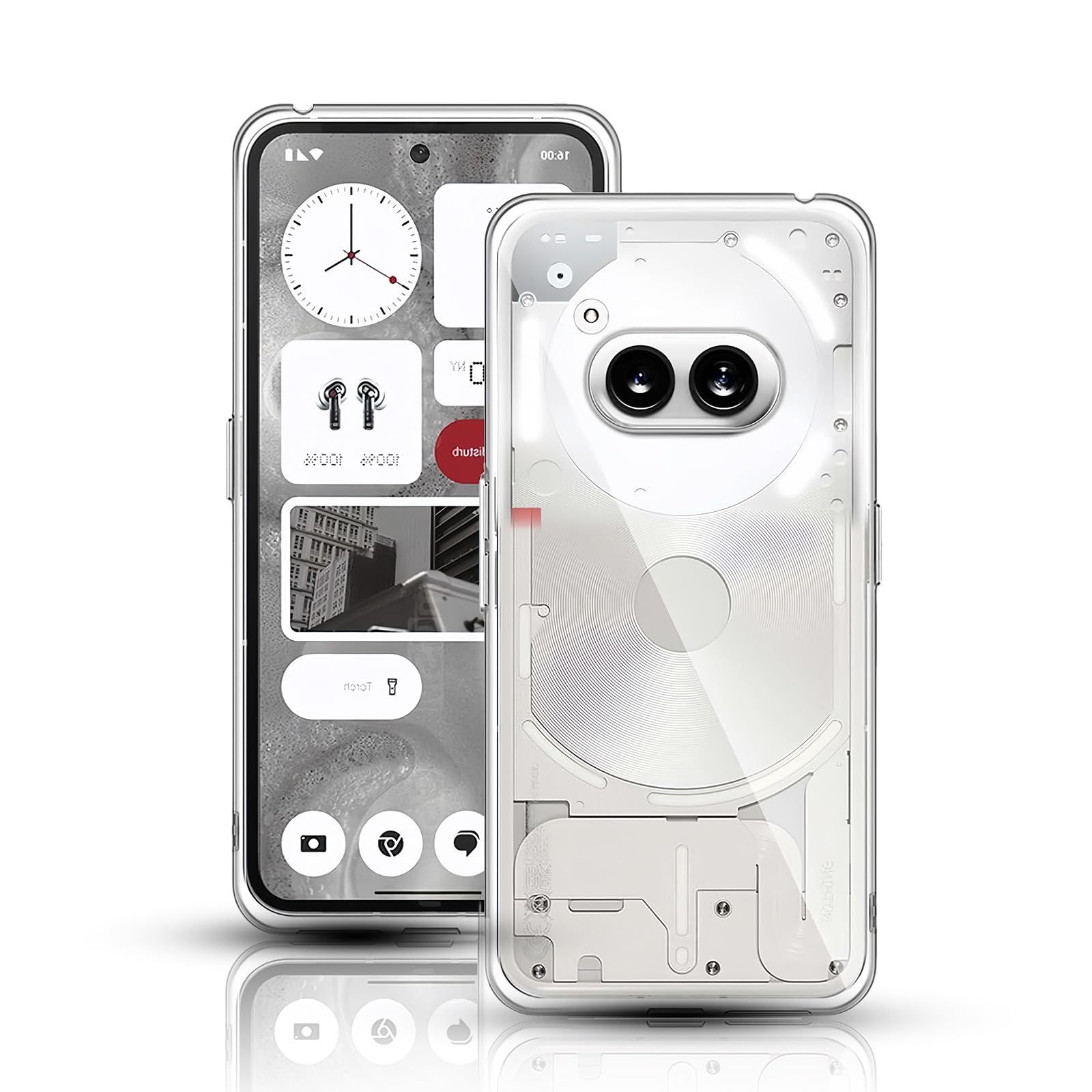 Nothing Phone 2A 用 透明 ケース クリア 薄型 柔らかい手触り 落下 