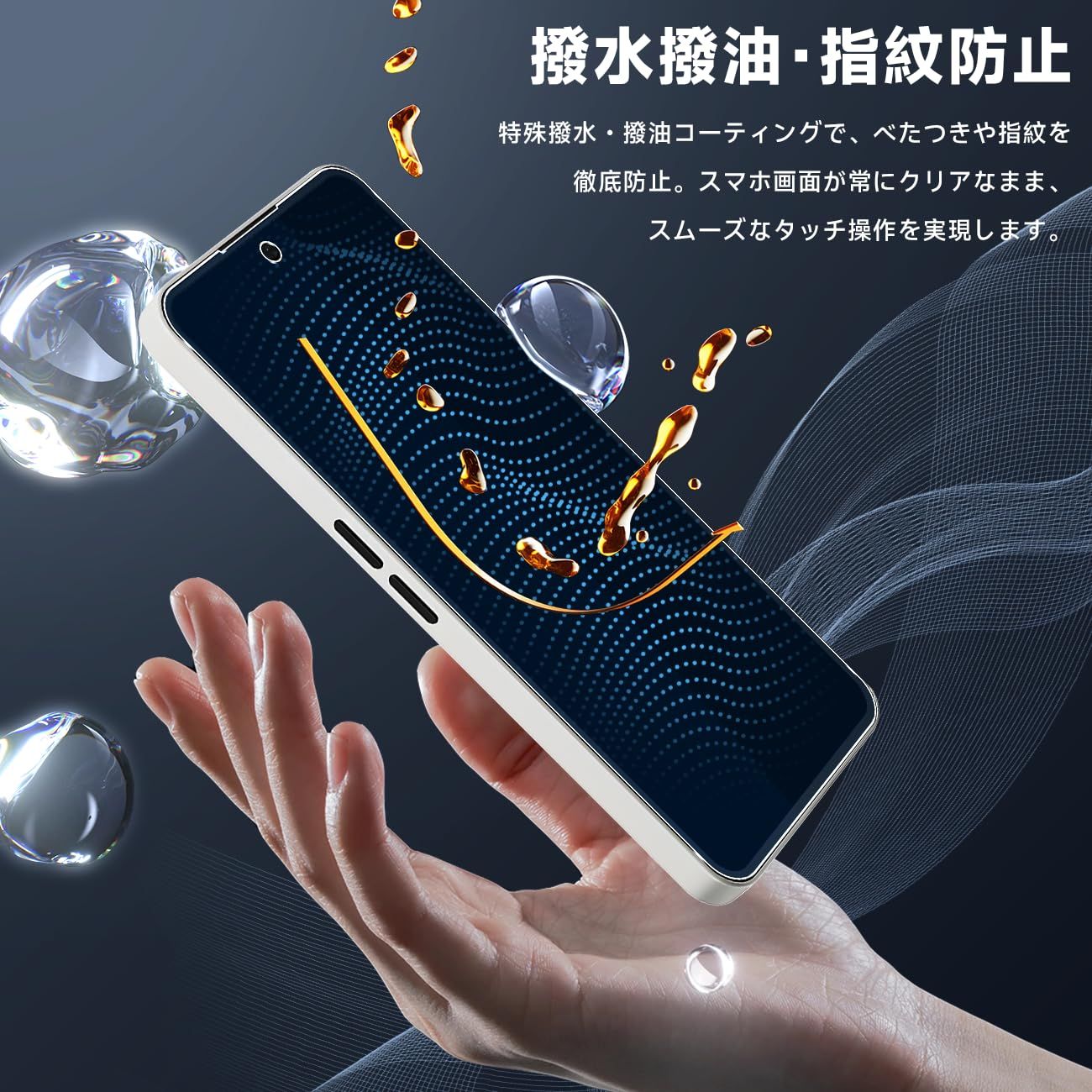 対応 Nothing Phone (3a) 5G 用の ガラスフィルム ブルーライトカット 