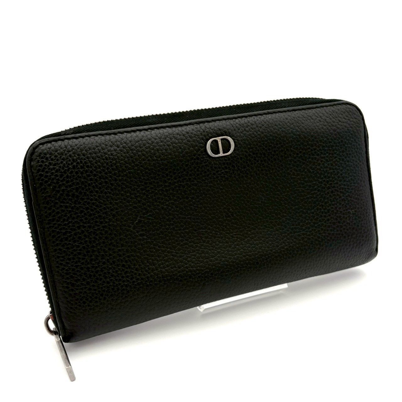 DIOR ディオール CD Icon ロングジップウォレット グレインドカーフ