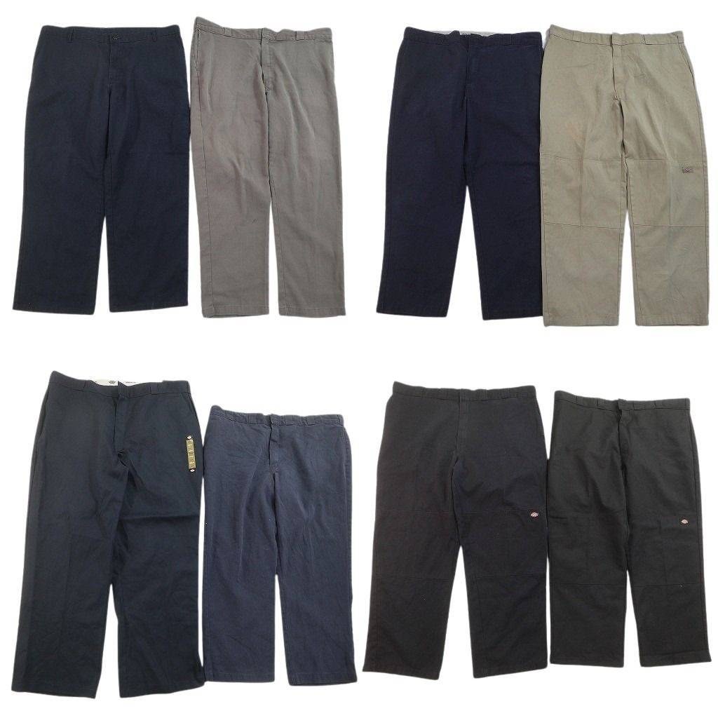 古着卸 まとめ売り ディッキーズ パンツ 8枚セット ( メンズ 46/44/42 ) デッドストック ルーズフィット ストレート 中古 古着 NF1898
