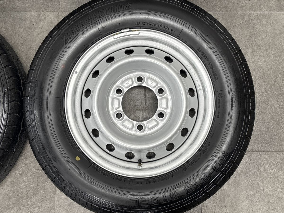 美品 バリ溝】トヨタ カムロード 純正 15in 5J +30 PCD139.7 