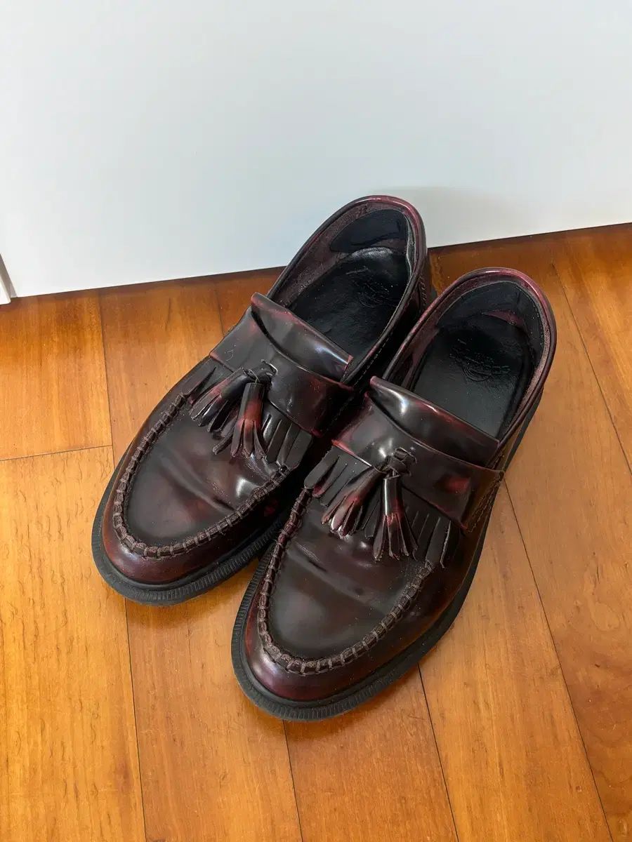 DR. MARTENS ドクターマーチン アンドレア タッセル ローファー uk5 バーガンディ
