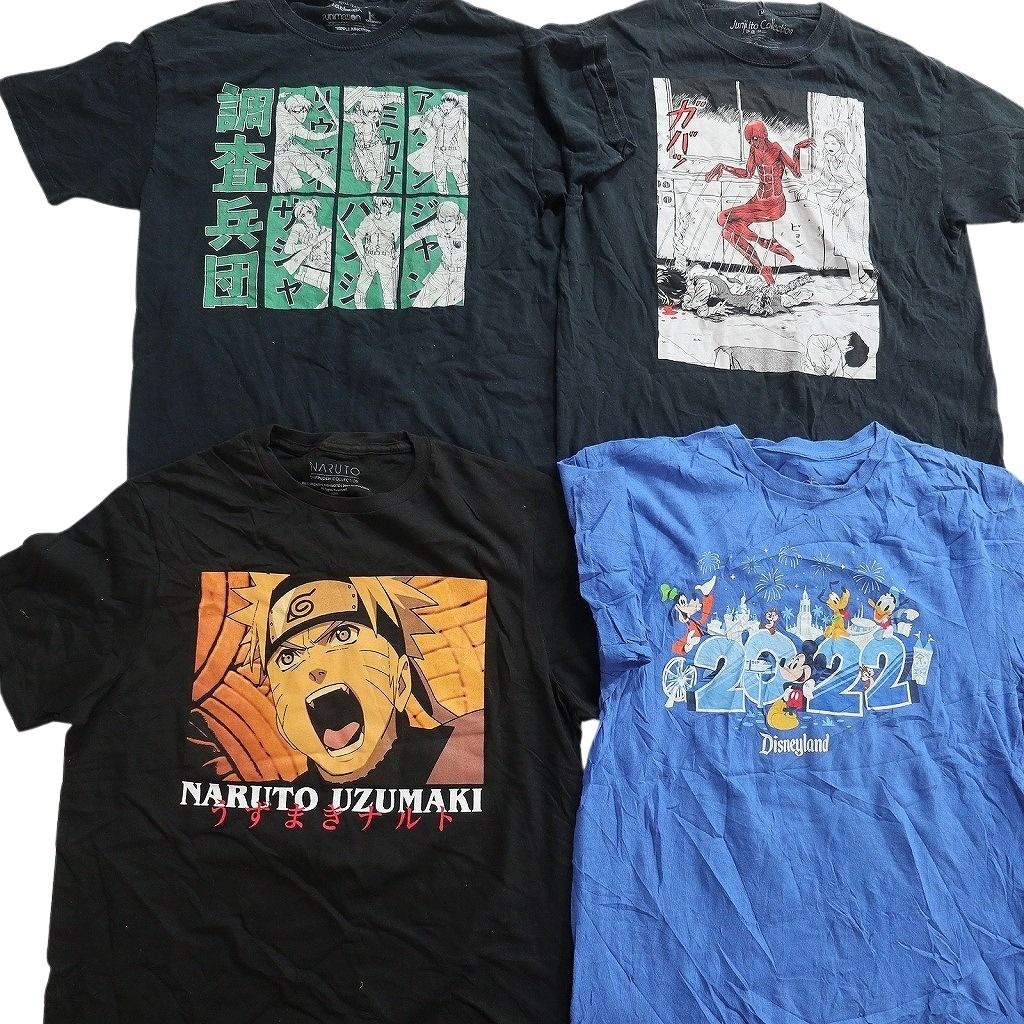 古着卸 まとめ売り キャラクター Tシャツ 16枚セット ( メンズ M