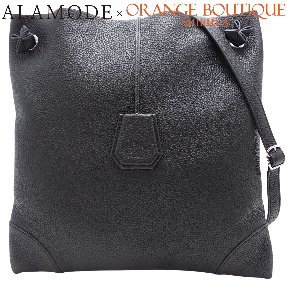HERMES(エルメス) シルキーシティPM ブラック黒 トリヨンクレマンス シルバー金具 Y刻印 ショルダーバッグ ユニセックス 40802202445【中古】【アラモード】