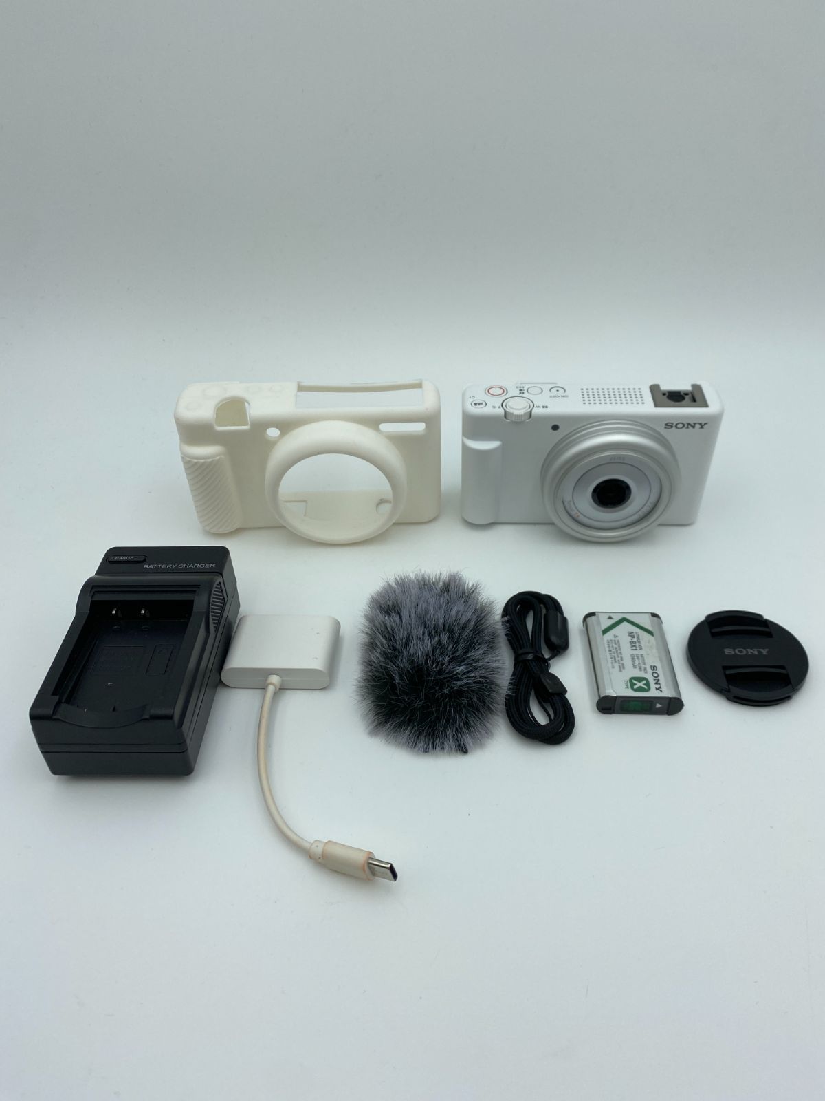 【動作確認済】SONY VLOGCAM ZV-1F ホワイト