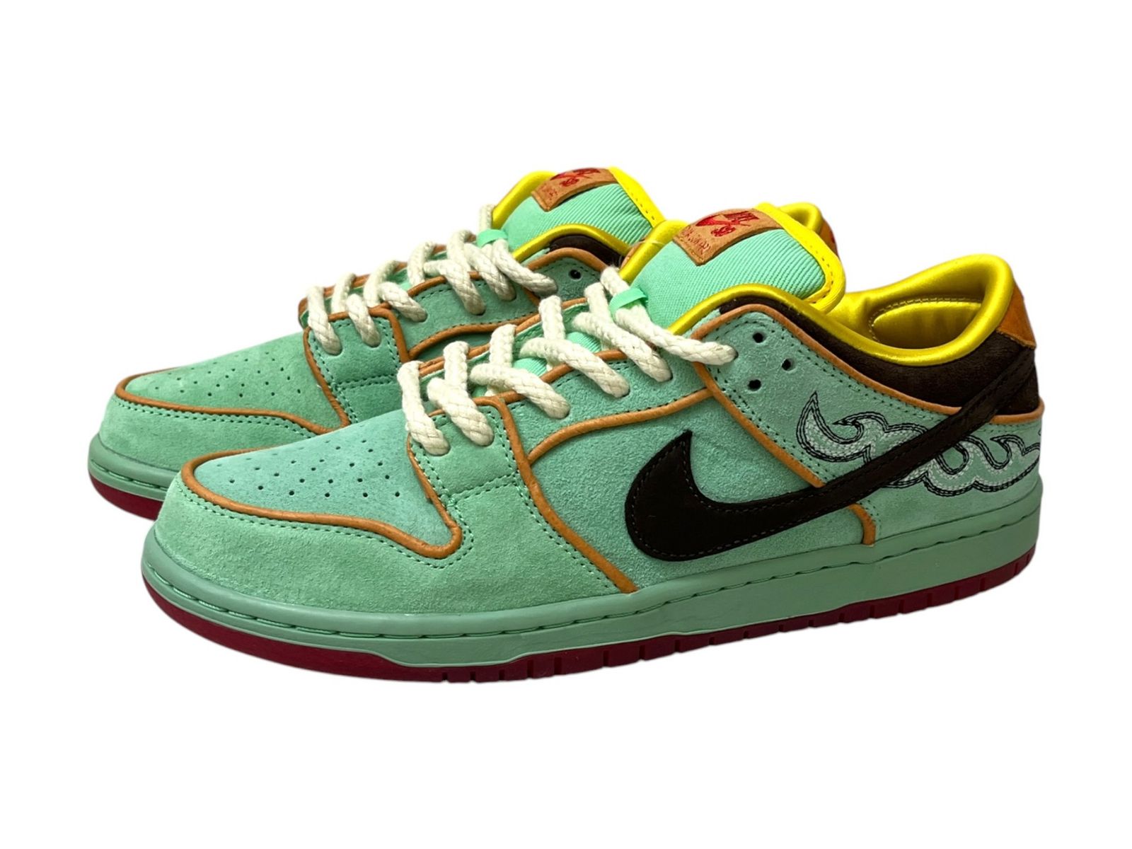NIKE (ナイキ) SB DUNK LOW PRO QS スケートボーディング ダンク ロー プロ クイックストライク スニーカー HF3058-300 26.5cm US8.5 グリーン メンズ/025