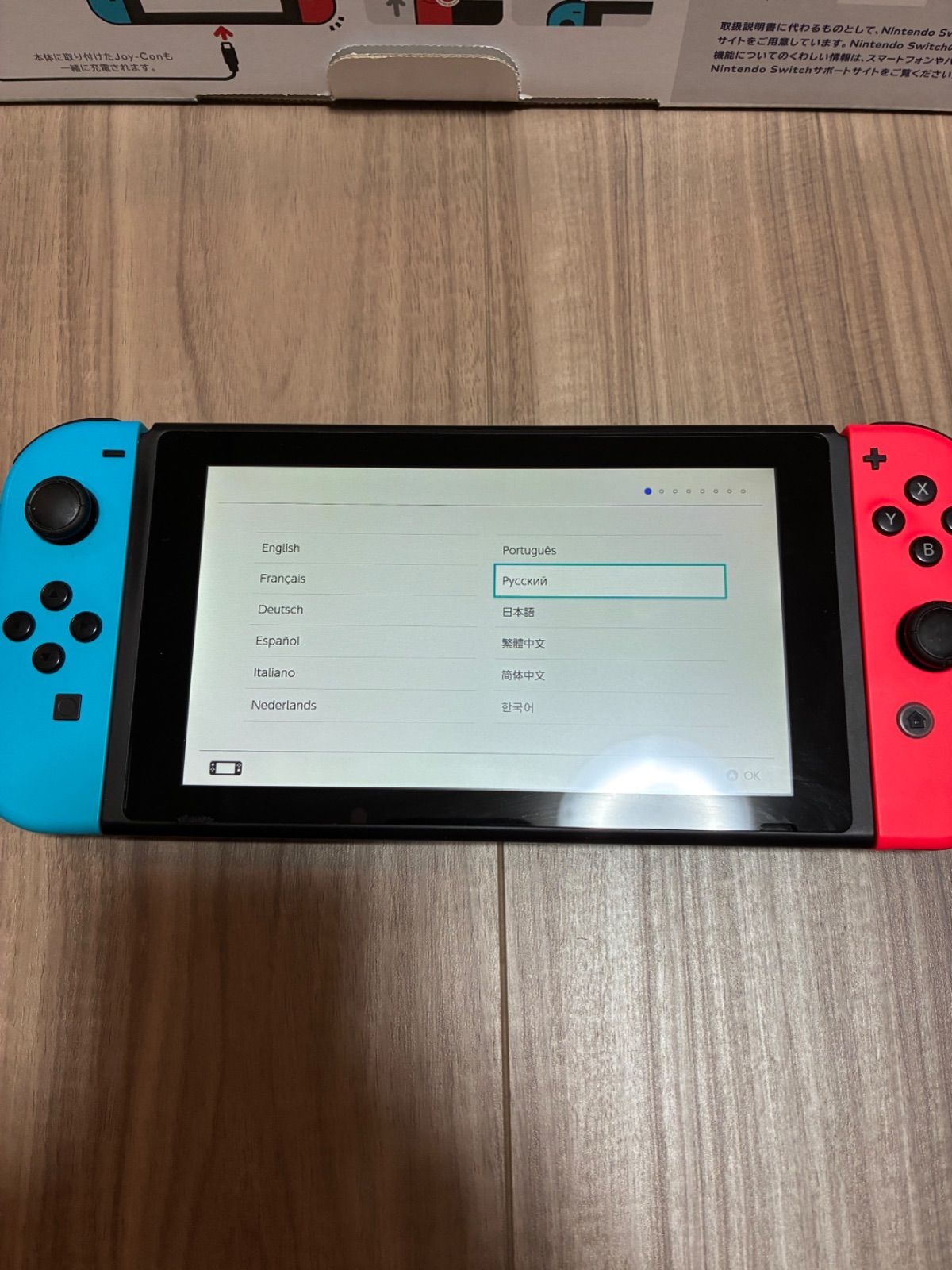 Nintendo Switch ネオンレッド ネオンブルー初期型