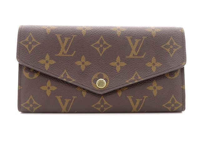 LOUIS VUITTON ルイ・ヴィトン バッグ ポルトフォイユ・サラ モノグラム ブラウン ｻｲﾌ･小物 M60531 長財布 モノグラムアンプラント/モノグラム ブラウン レディース【中古】【437】