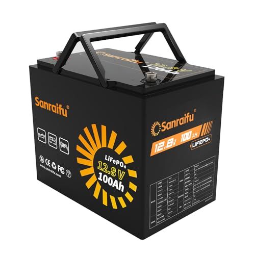 R★12V 100Ah LiFePO4、リン酸鉄リチウムイオンバッテリー、BCIグループ24、15000サイクル以上、BMS保護、保証10年、RV、キャンピングカー、ボート、オートバイ、災害対策電源、小型軽量、高エネルギー密度、長寿命、PSE abd6b7bd