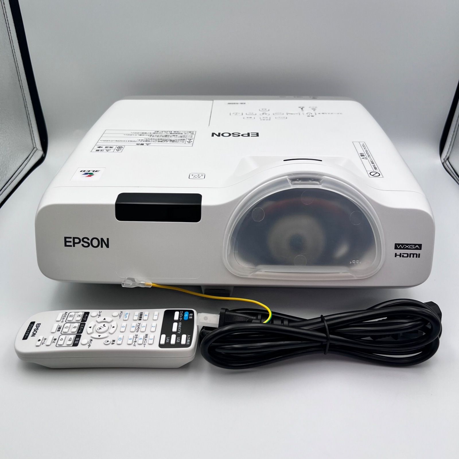 B280// 【ランプ点灯時間：18H】 EPSON 液晶プロジェクター EB-535W 3400lm