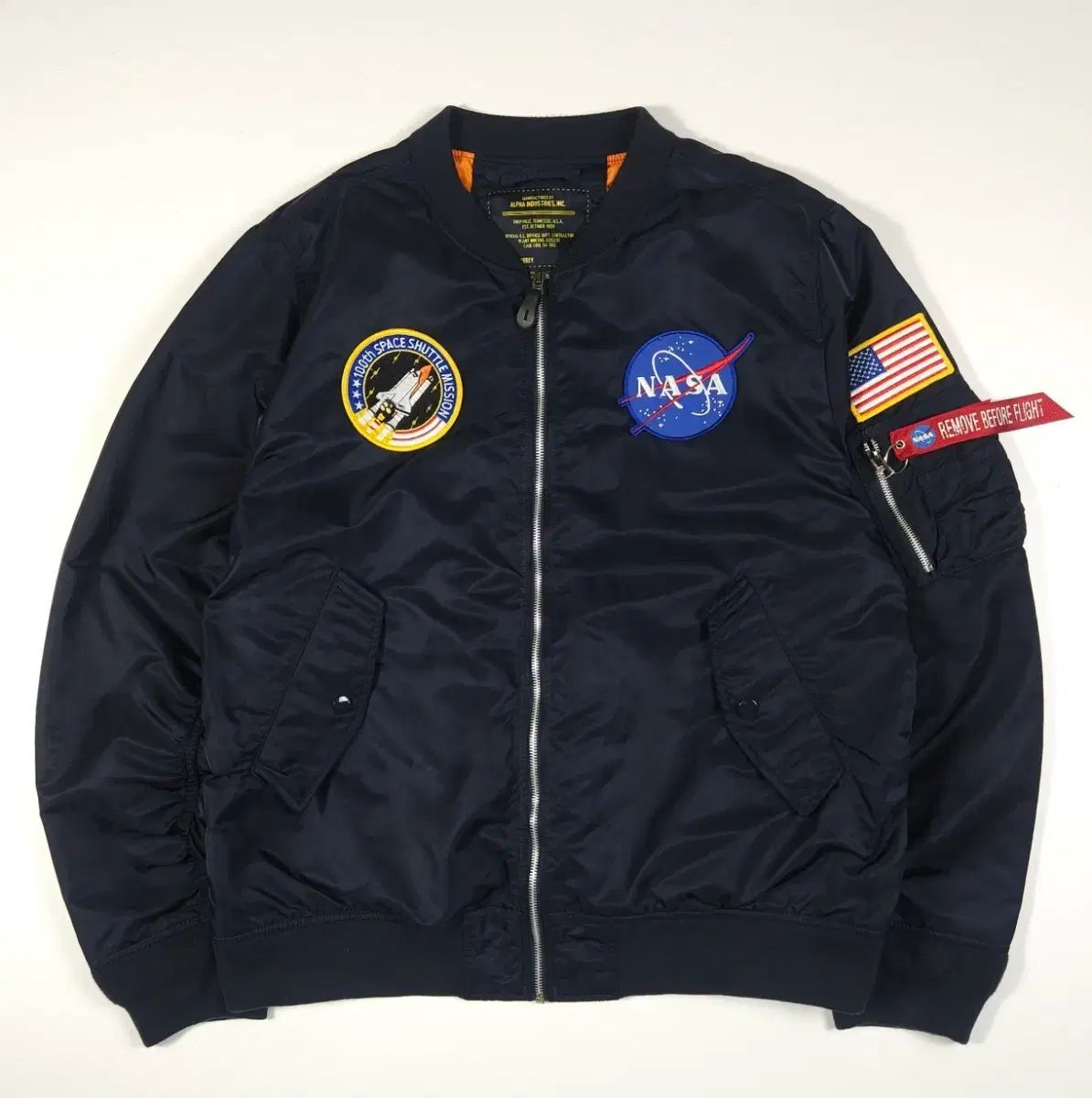 アルファインダストリーズ パッチ パイロットジャンパー 2XL