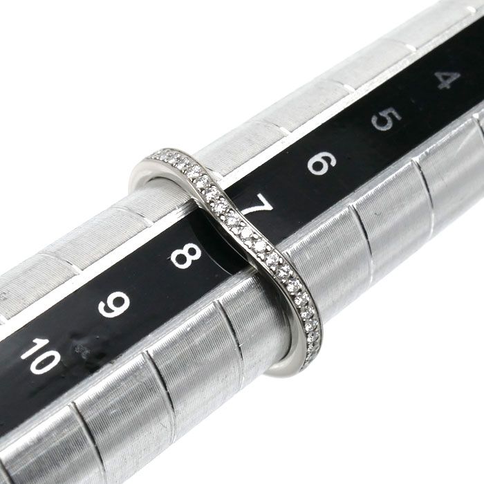 CARTIER カルティエ Pt950プラチナ バレリーナ カーブ ハーフ 