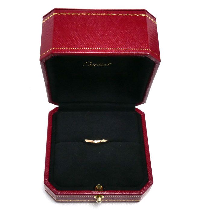 CARTIER カルティエ K18PG ピンクゴールド バレリーナ カーブ