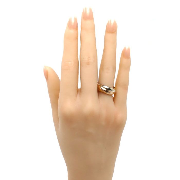 CARTIER カルティエ K18YG/PG/WG les must de Cartier トリニティ