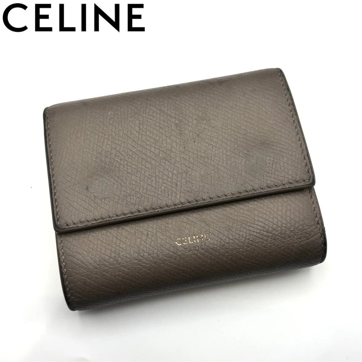 CELINE スモールトリフォールドウォレット セリーヌ スモールトリ
