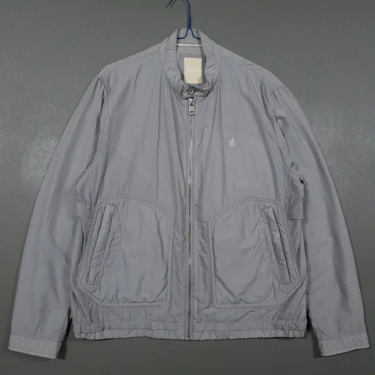95) BEAN POLE ビーンポール 新モデル 22ss 軽量 ストレッチ ブルゾン ジャケット ライト グレー