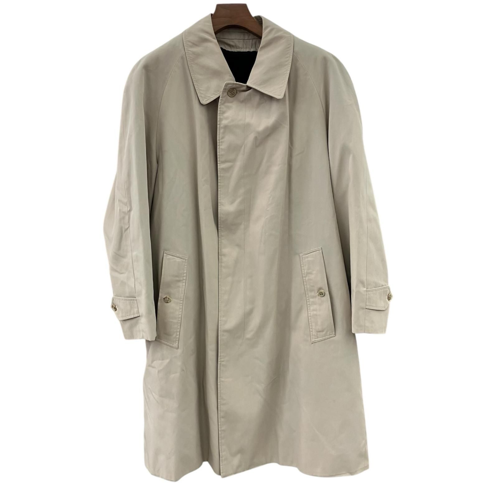 186005 現状品 BURBERRY バーバリー ヴィンテージ・ステンカラーコート ベージュ レディース