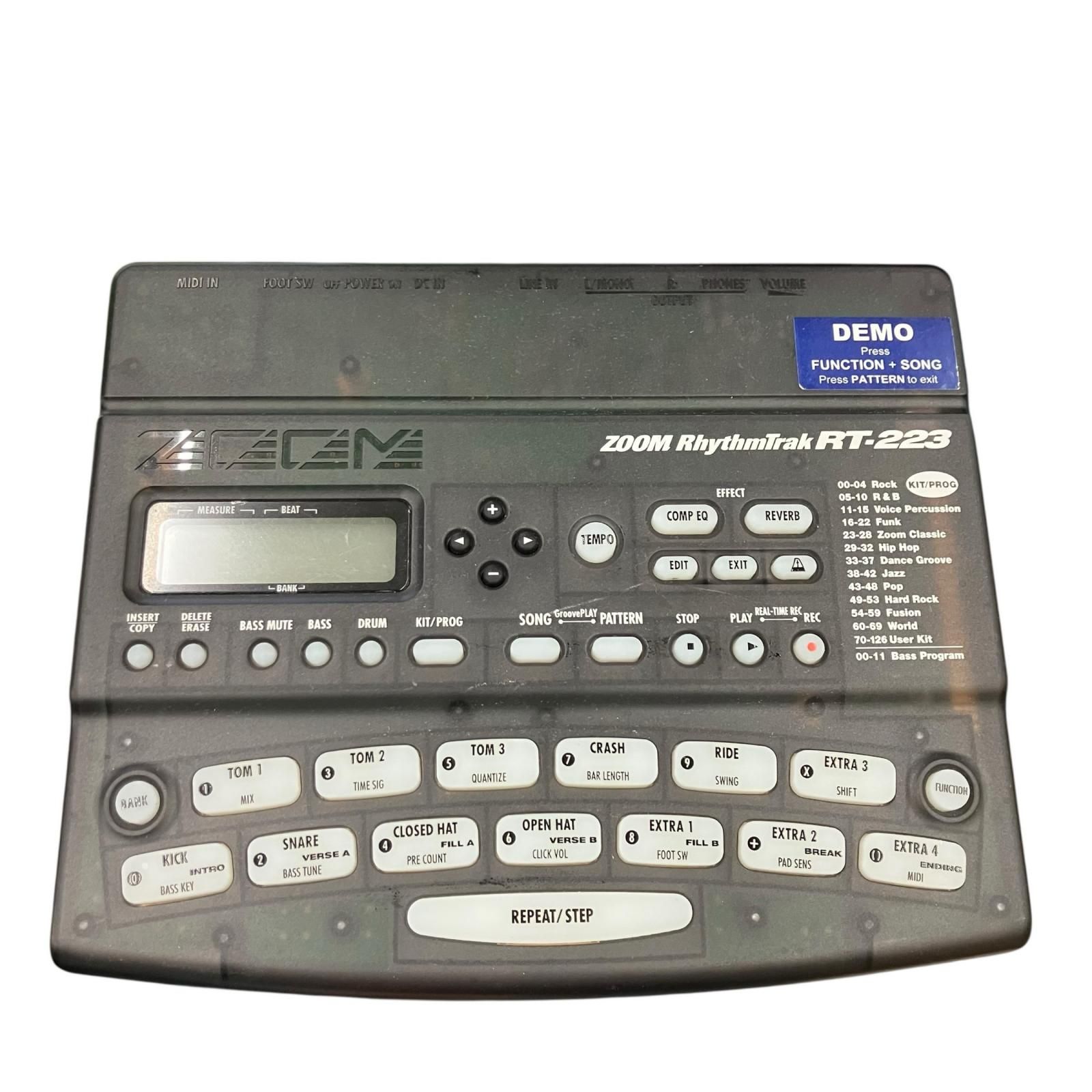 199990 動作未確認 ZOOM リズムマシン RT-223