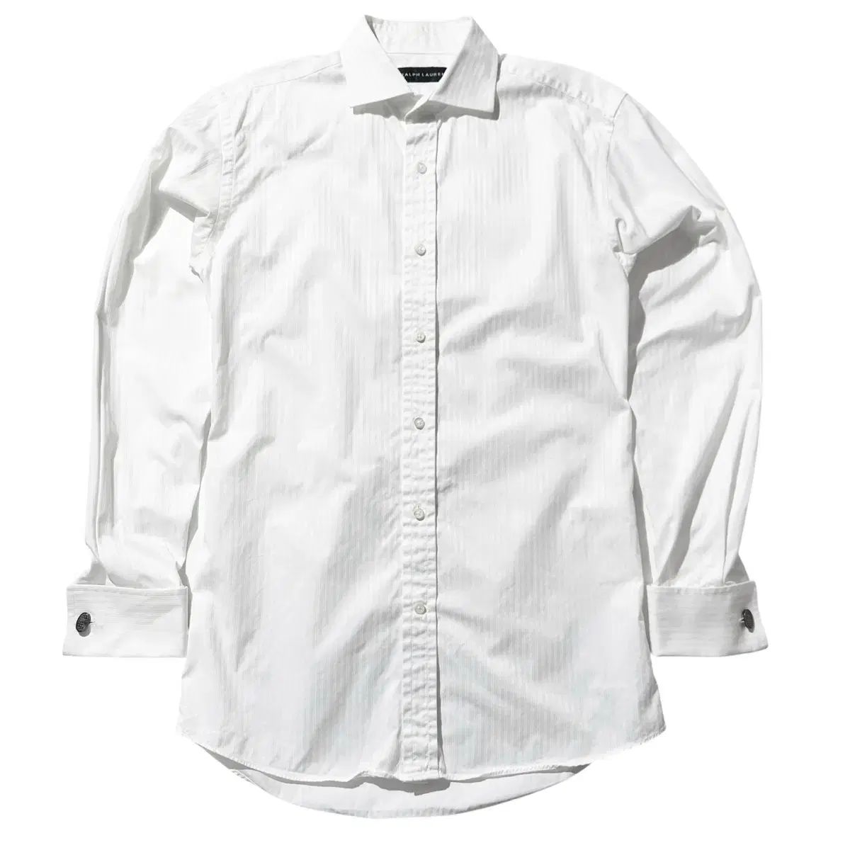 レディース Mサイズ ラルフローレン BLACK LABEL イタリア製 ストライプ カフス シャツ