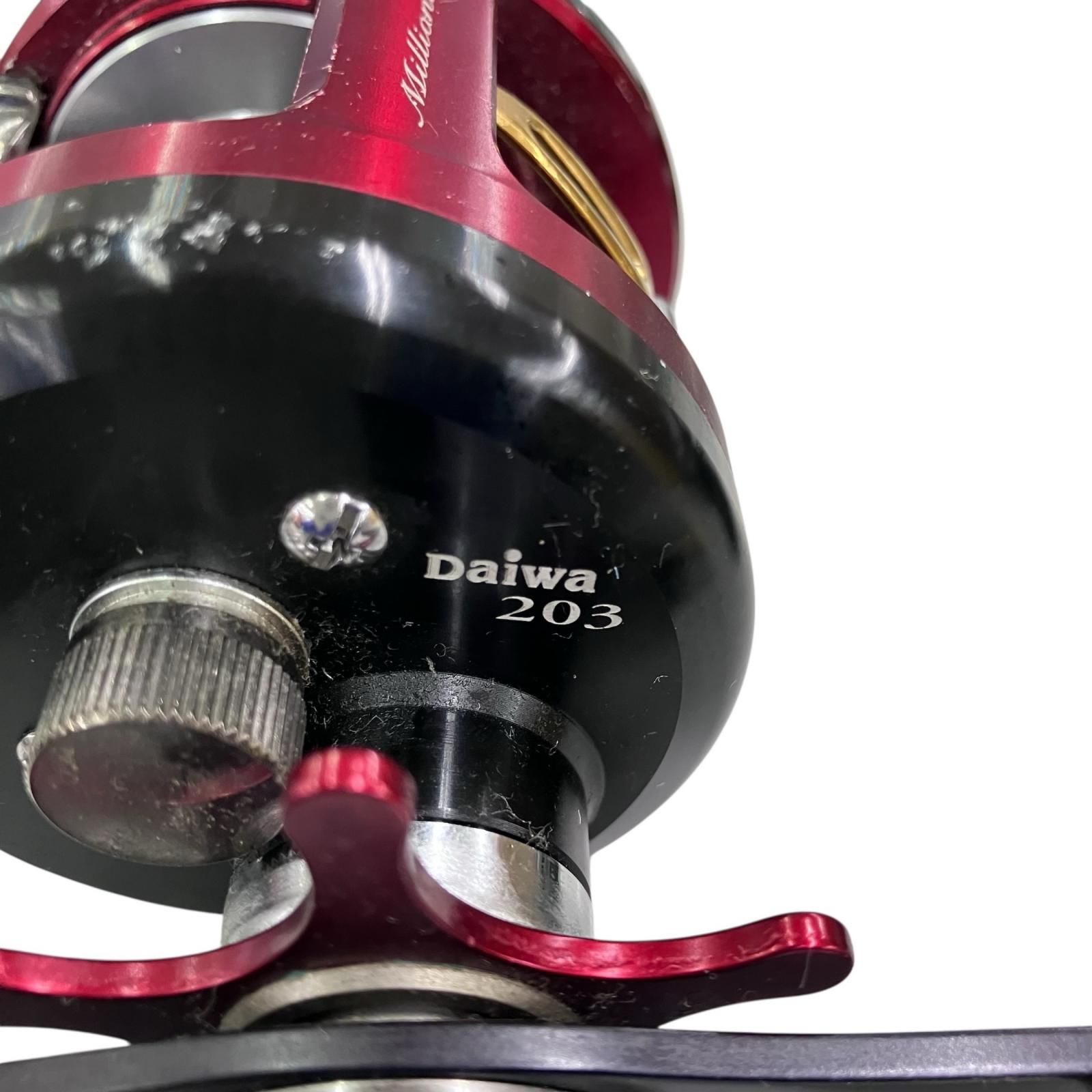 186000 現状品 DAIWA ダイワ ベイトリール ミリオネア 日本製 SW 203