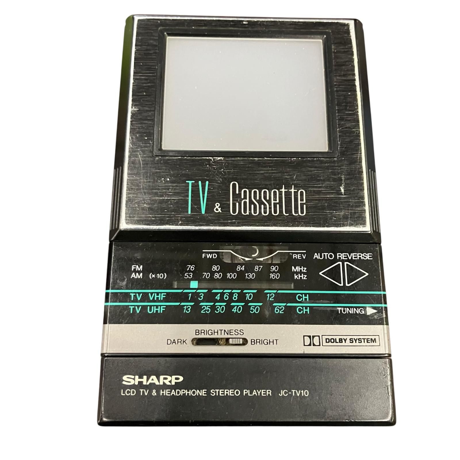199990 動作未確認 SHAP シャープ ヘッドホンステレオプレーヤー/液晶テレビ JC-TV10