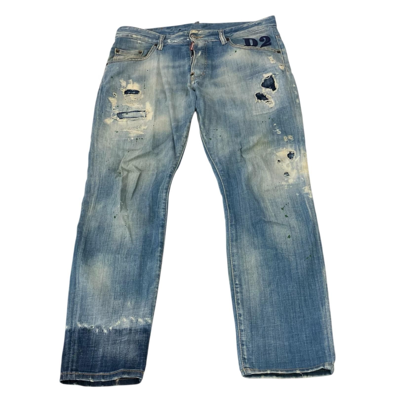186000 DSQUARED2 SKATER JEAN ダメージデニム ジーンズ S74LB0851 48