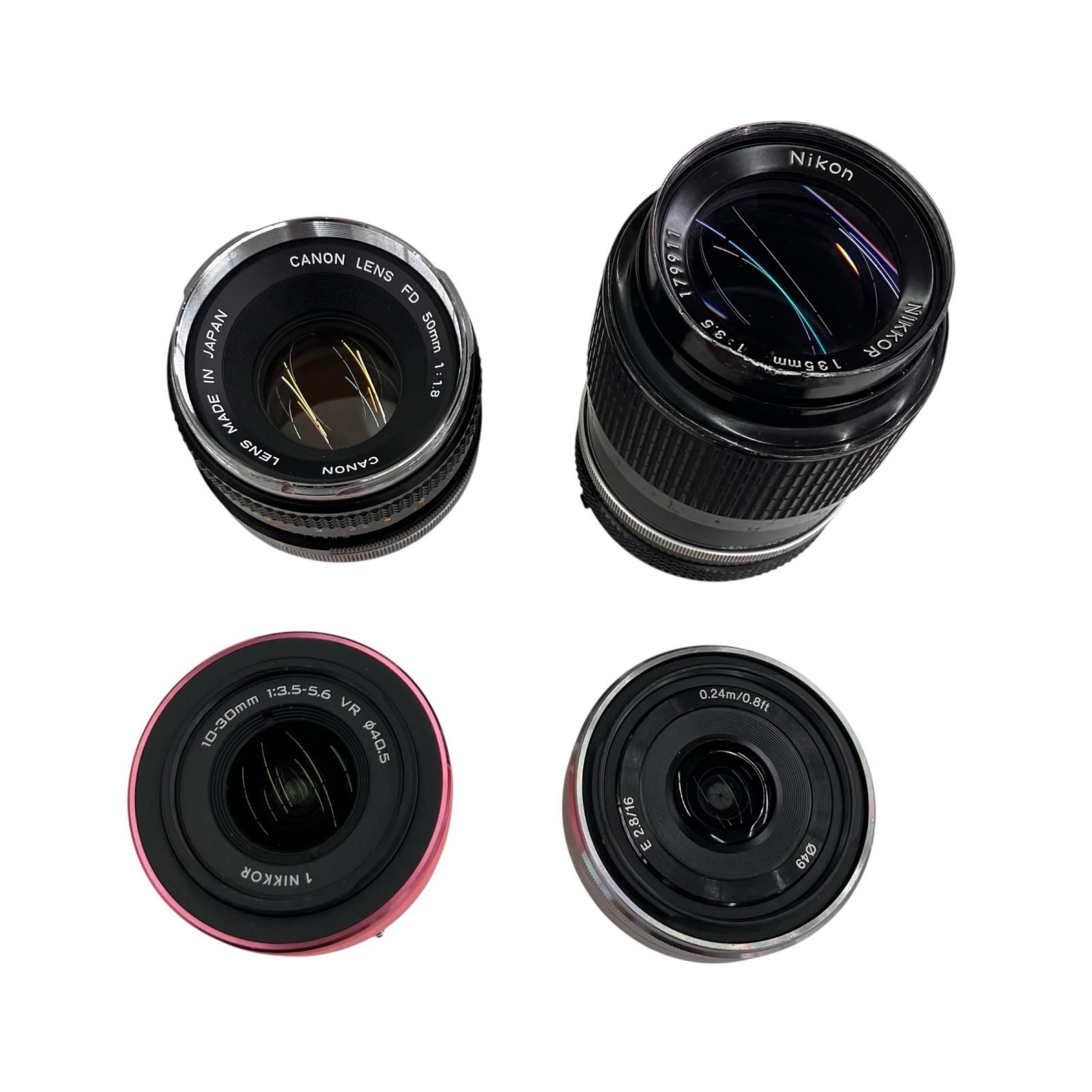 186000 現状品 Canon SONY Nikon レンズ 4 点まとめ売り