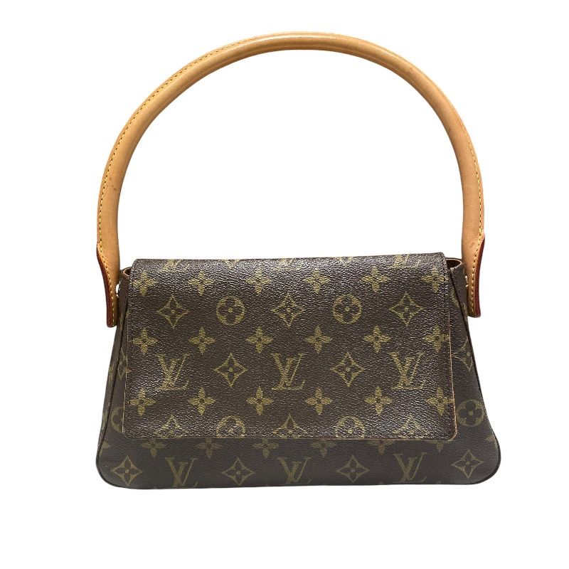 ルイ・ヴィトン LOUIS VUITTON ミニルーピング M51147 ブラウン モノグラム・キャンバス レディース ショルダーバッグ