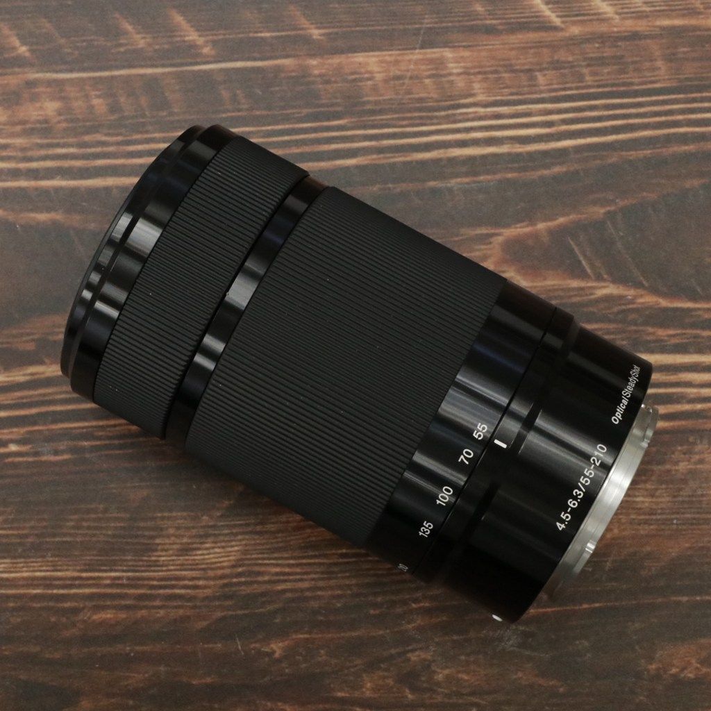 【新品級】 Sony E 55-210mm F4.5-6.3 OSS SEL55210 ブラック #7841