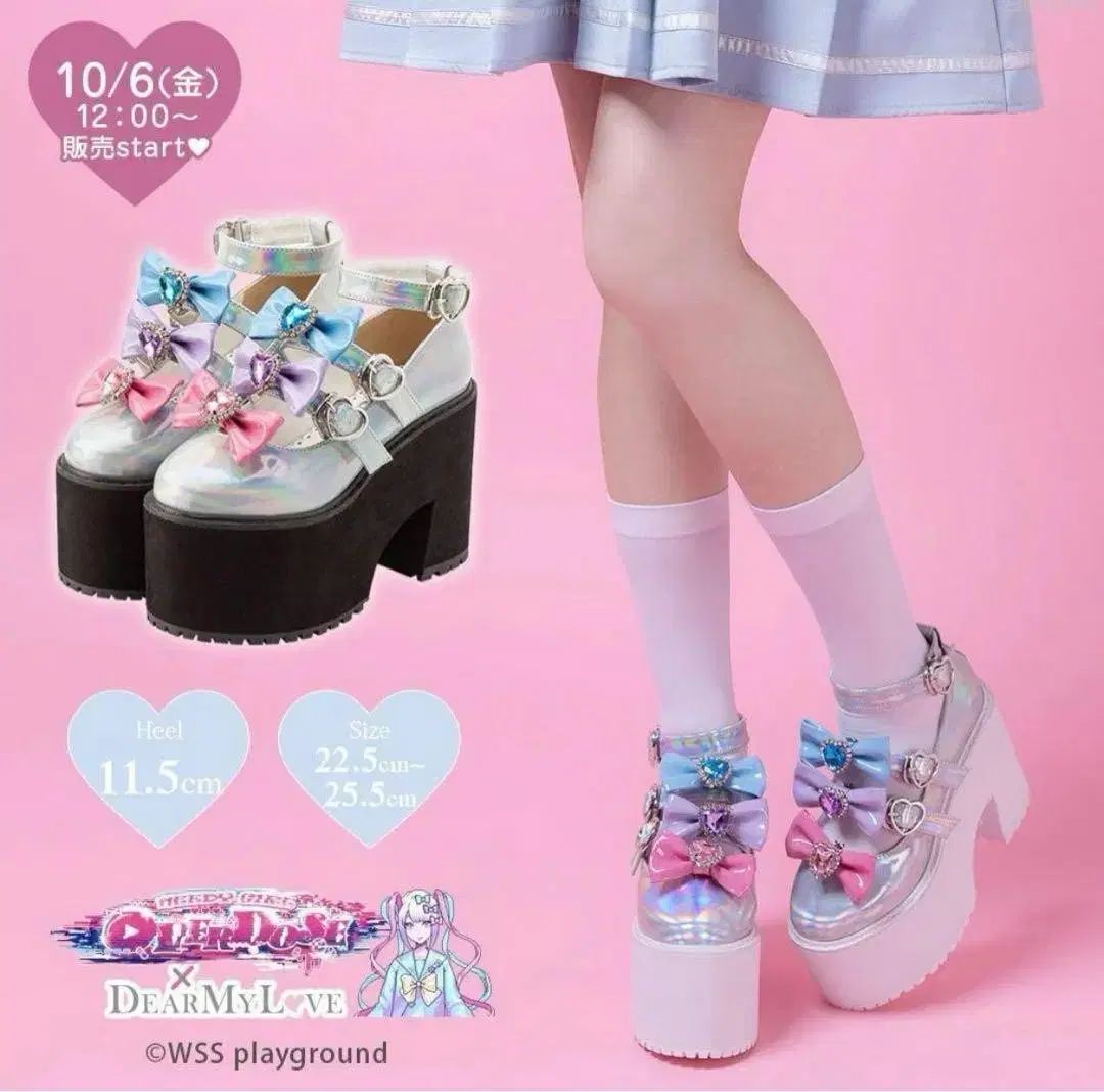 出品)DearMyLove ディアマイラブ NEEGY GIRL OVERDOSE 厚底 量産型 地雷系