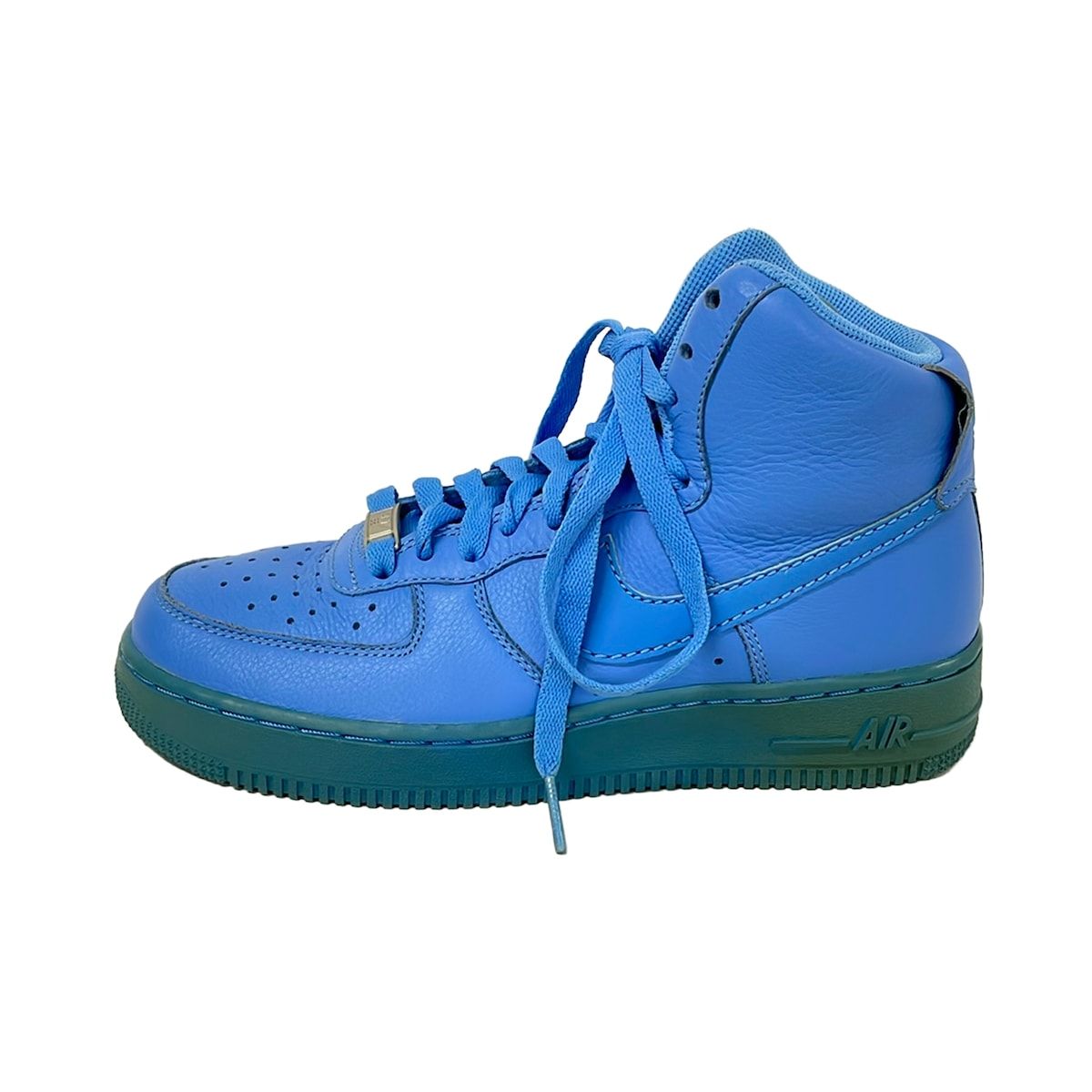 NIKE(ナイキ) スニーカー 24.5 レディース エアフォース1ハイ 321813-441 ブルーグレー レザー
