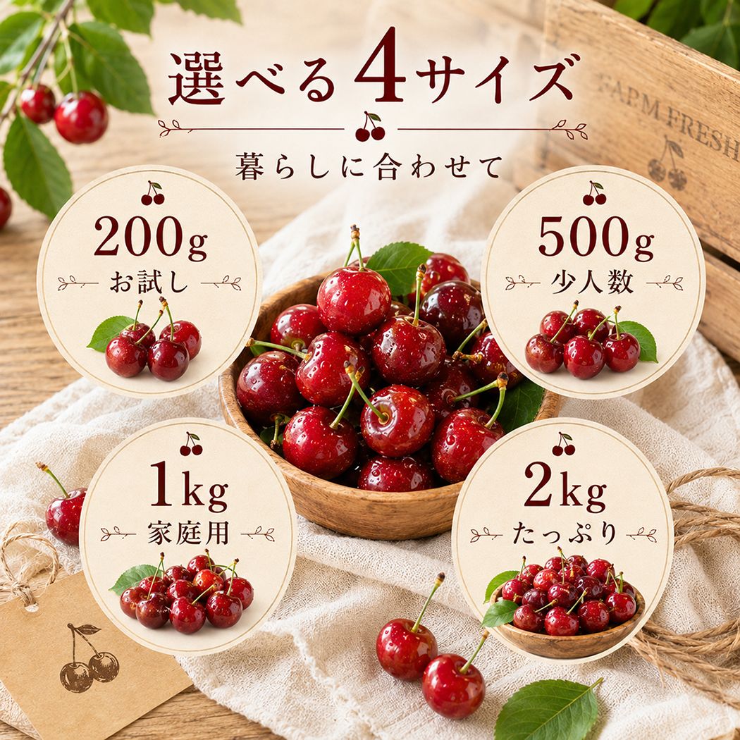 クール便‼️11.5rowアメリカンチェリー2kg&ライチ1kg 2kg】超大粒アメリカンチェリー 11.5ROW 新品 クール便 - メルカリ