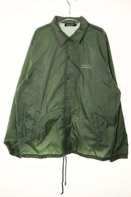 アンダーカバー UNDERCOVER U LOGO COACH JACKET L N9205 バックロゴ コーチジャケット カーキ 【ブランド古着ベクトル】【中古】●260611