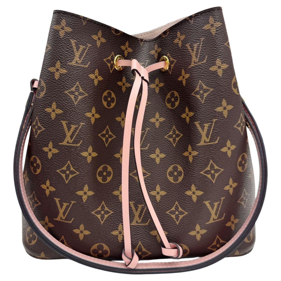 【中古】LOUIS VUITTON ルイ ヴィトン ネオ ノエ M44022 MI0260 モノグラム ショルダーバッグ ローズプードル ピンク レディース ブラウン お出掛け 人気 肩掛け 現行 【ブランドギャラリー心斎橋店】