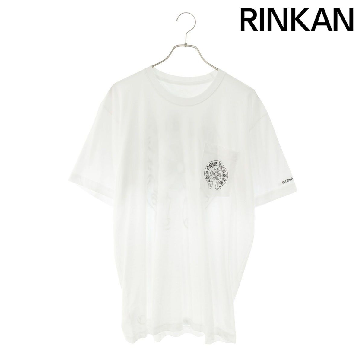 クロムハーツ CH T-SHRT/1 バックホースシュープリントポケットTシャツ メンズ L