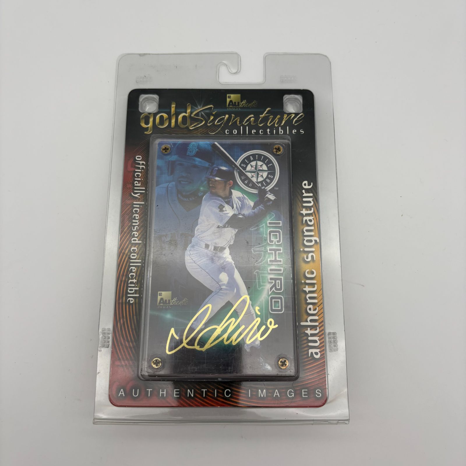 イチロー 2001年 MLBルーキーゴールド サインカード シアトルマリナーズ [中古]