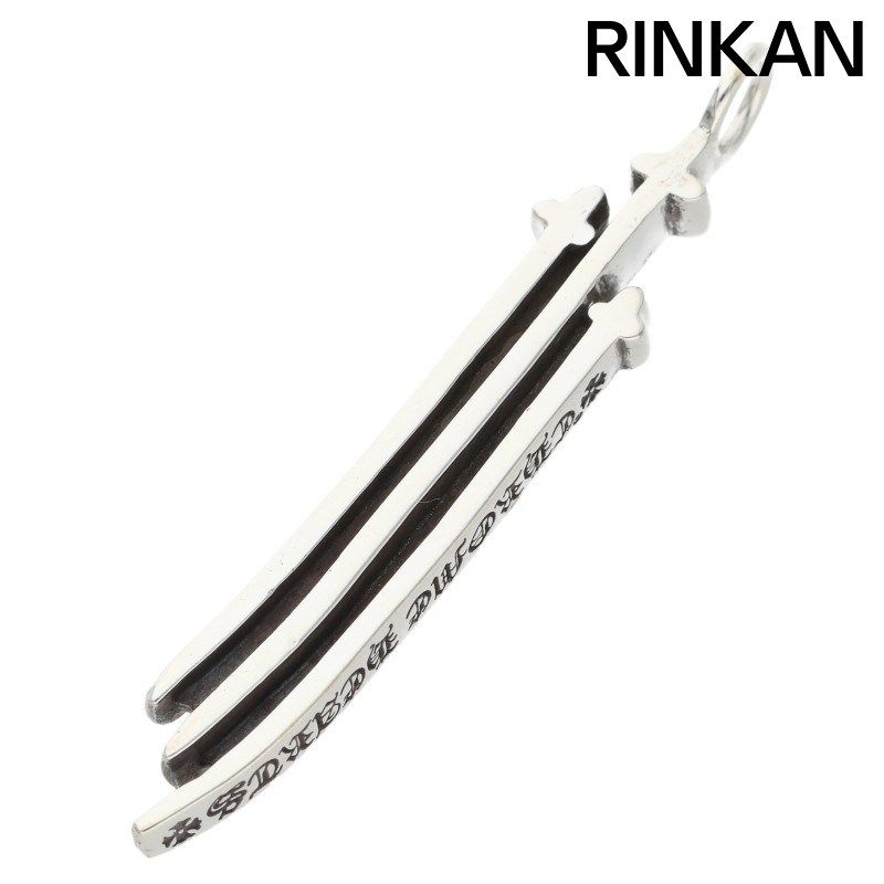 クロムハーツ RS3 CROSS CHARM/RS3クロス シルバーネックレストップ メンズ