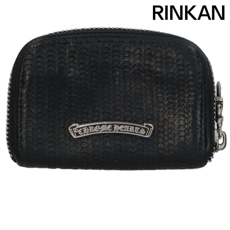 クロムハーツ COIN CASE/コインケース ノベルティレザーダガーラウンドジップコインケース メンズ
