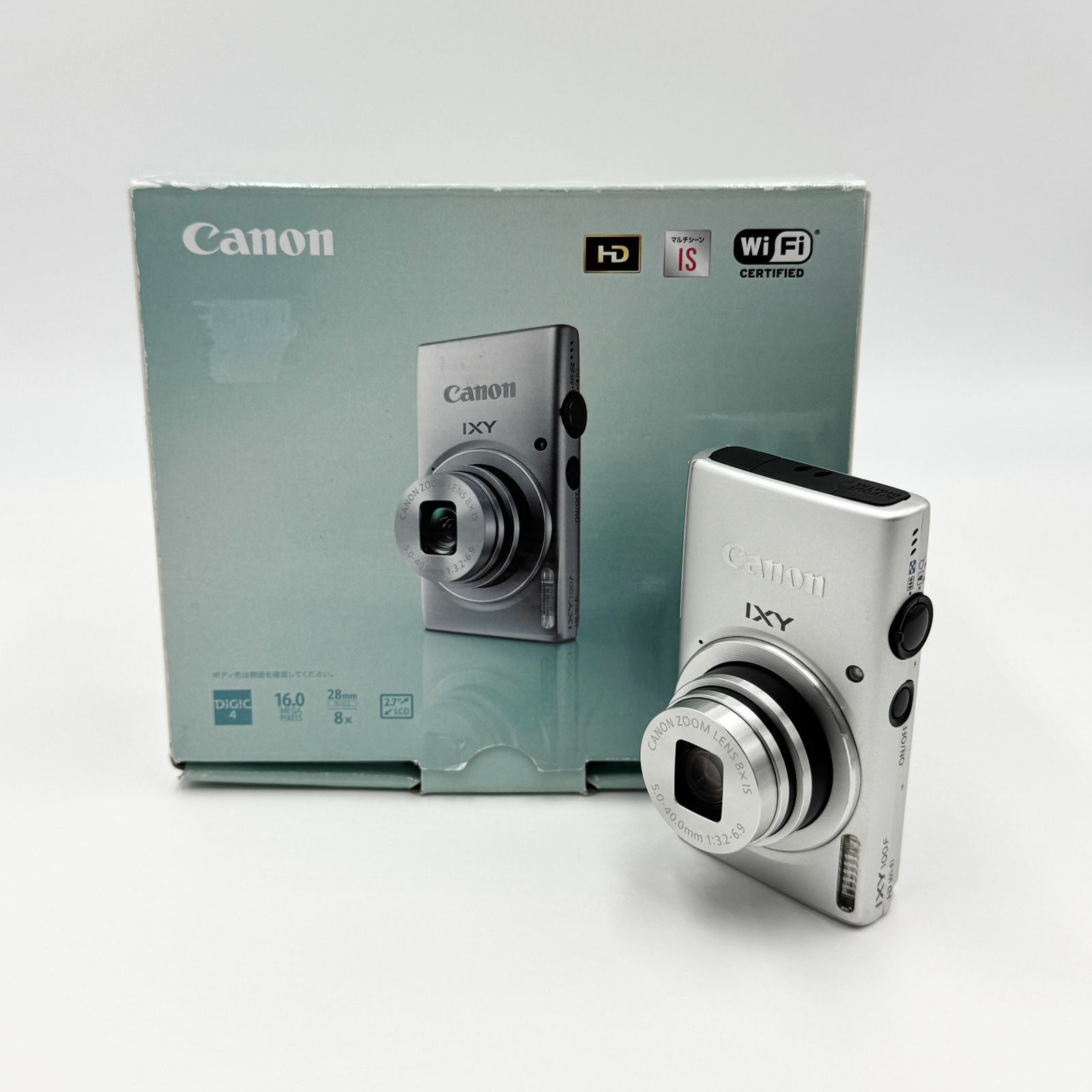 Canon IXY 100F コンパクトデジタルカメラ シルバー 【C7502-60】