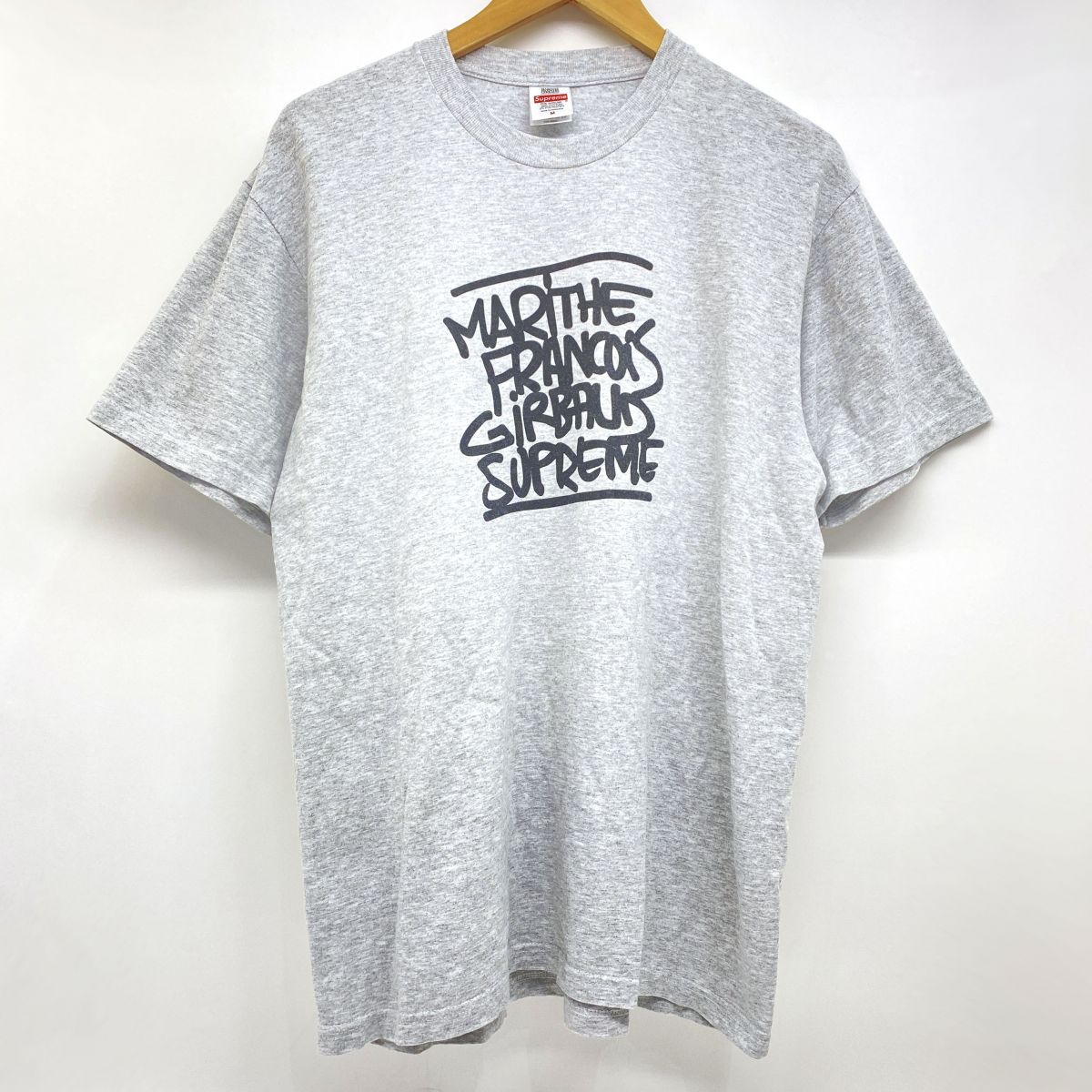Supreme シュプリーム × Marithe + Francois Girbaud マリテ フランソワ ジルボー Tシャツ Mサイズ ヘザーグレー ※中古 7,300円