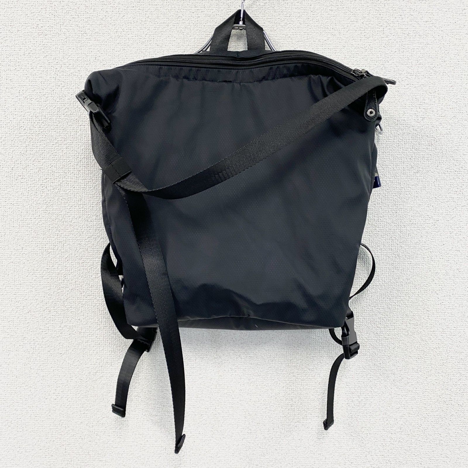 ear PAPILLONNER　イアパピヨネ　リュック/バックパック　ショルダーバッグ　2WAY　黒　ブラック　古着