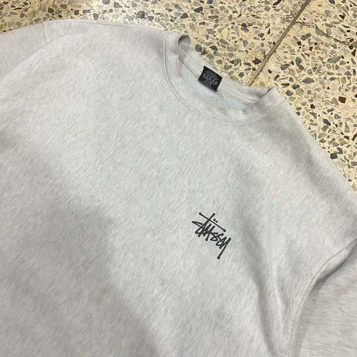 STUSSY ステューシー グレー スウェット シャツ - メルカリ